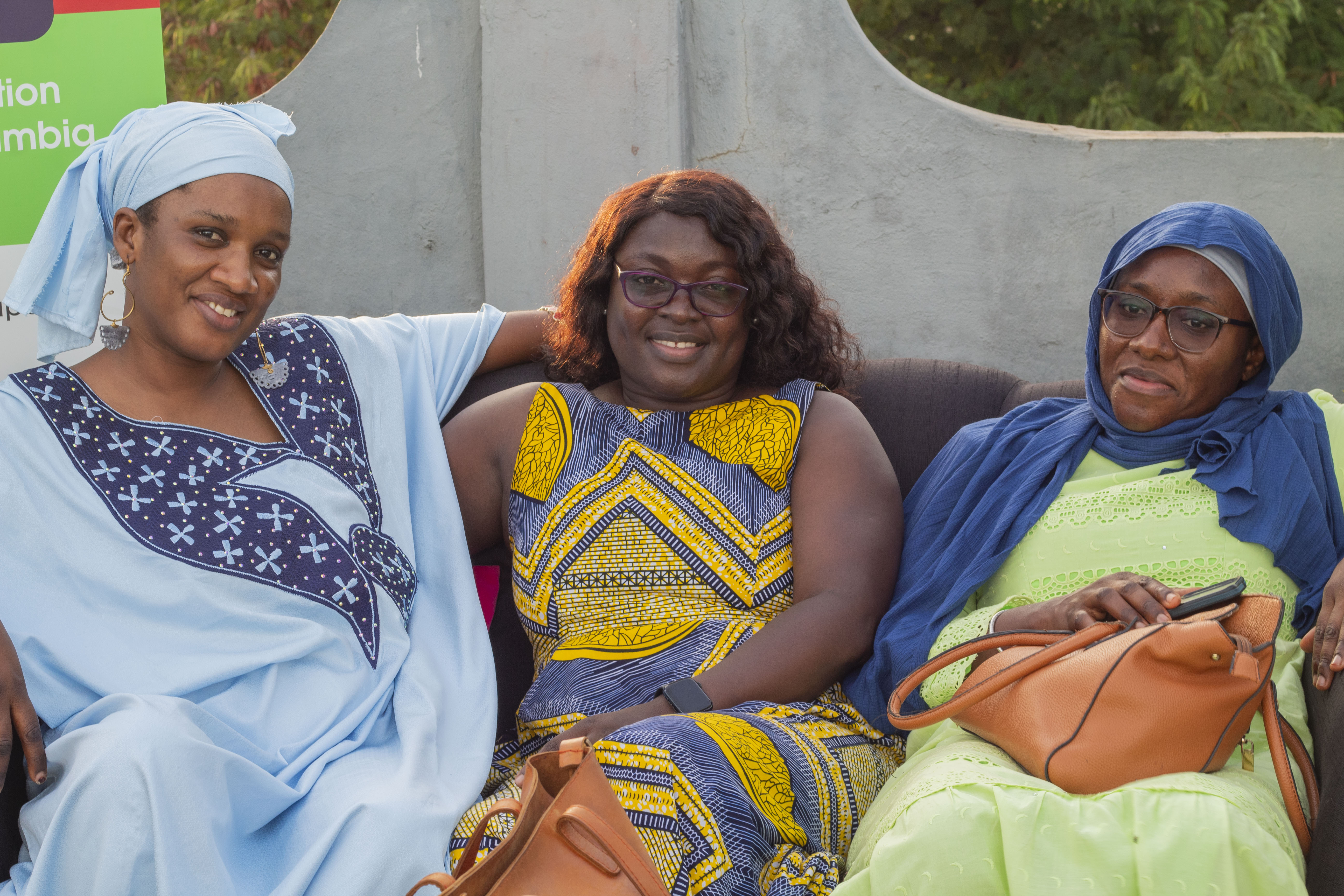 Team members discussing the project